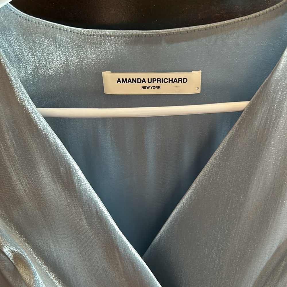 🔥NWOT Amanda Uprichard puff sleve elegant evening special event top xs - Picture 4 of 11